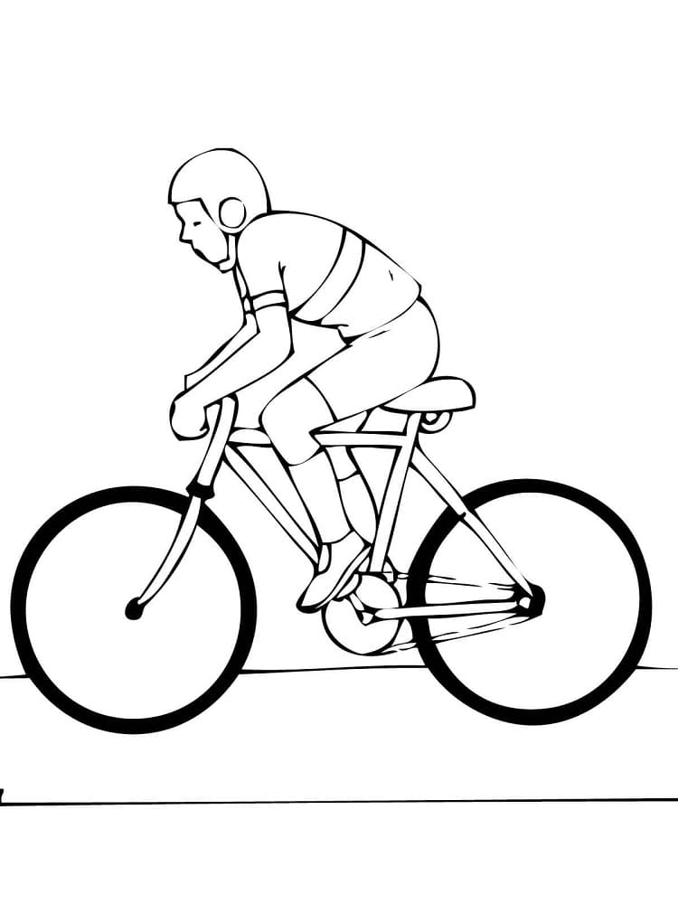 Free printable Cyclism coloring page #193643 from Sports collection