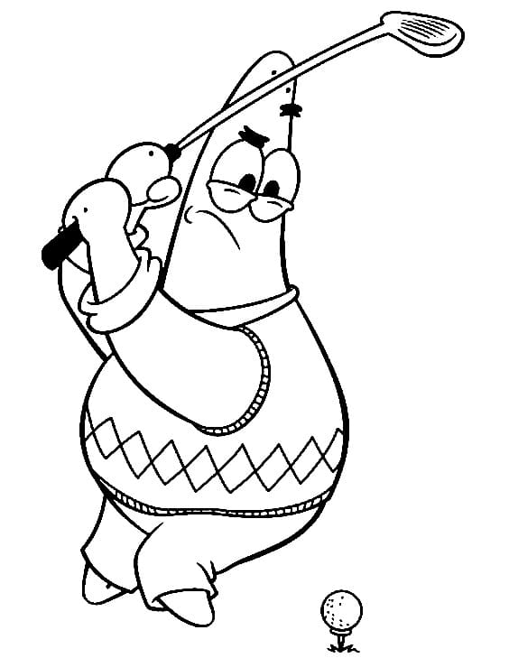 Free printable Golf coloring page #177100 from Sports collection