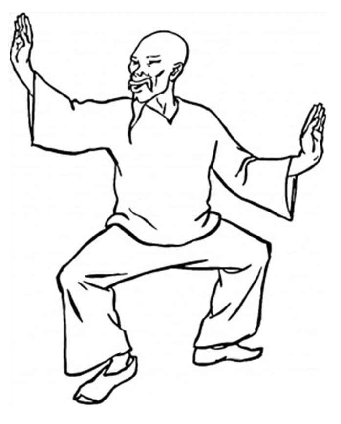Free printable Kung Fu coloring page #192438 from Sports collection Free printable Kung Fu coloring page #192438 from Sports collection