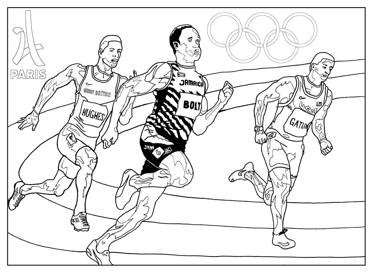 Free printable Olympic Games coloring page #201520 from Sports collection Free printable Olympic Games coloring page #201520 from Sports collection