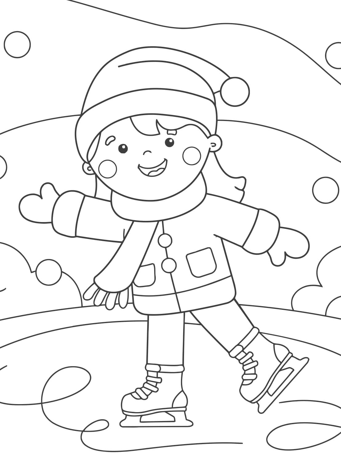 Free printable Skating coloring page #207296 from Sports collection Free printable Skating coloring page #207296 from Sports collection