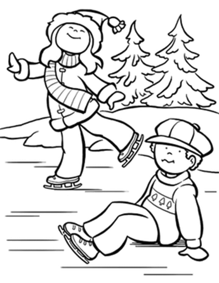 Free printable Skating coloring page #207308 from Sports collection Free printable Skating coloring page #207308 from Sports collection