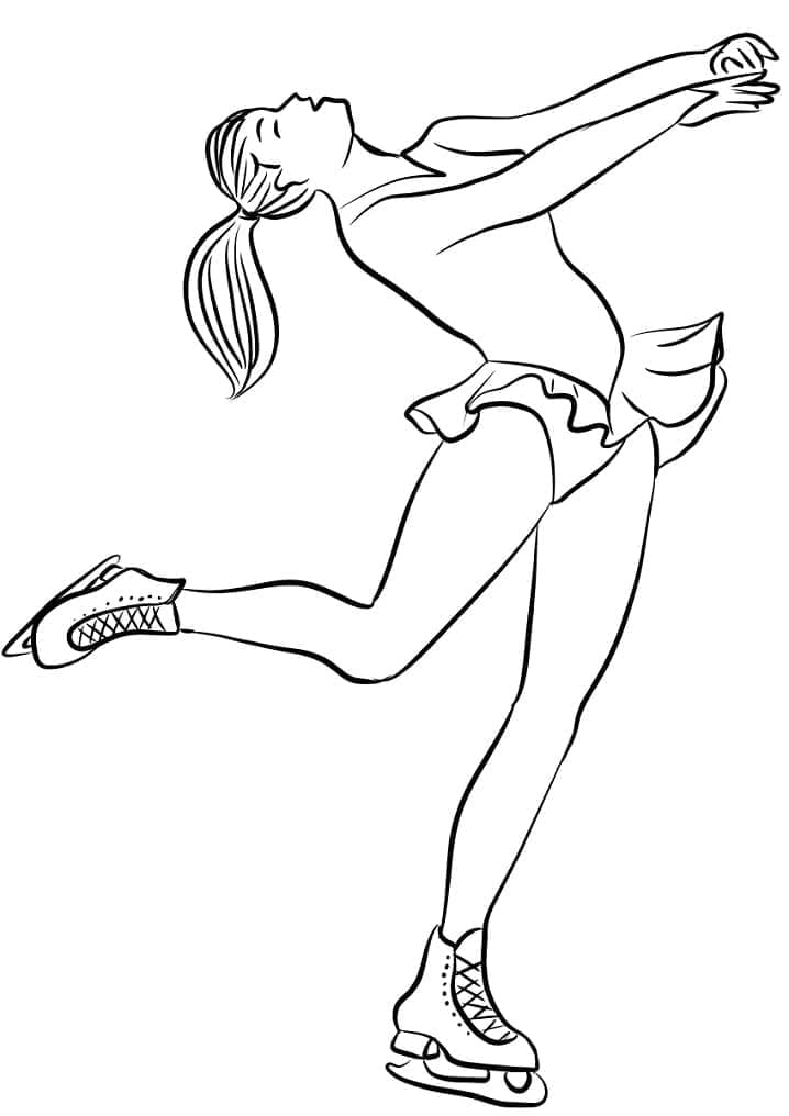 Free printable Skating coloring page #207319 from Sports collection Free printable Skating coloring page #207319 from Sports collection