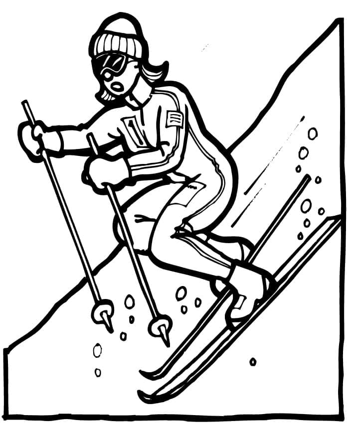Free printable Ski coloring page #198399 from Sports collection Free printable Ski coloring page #198399 from Sports collection