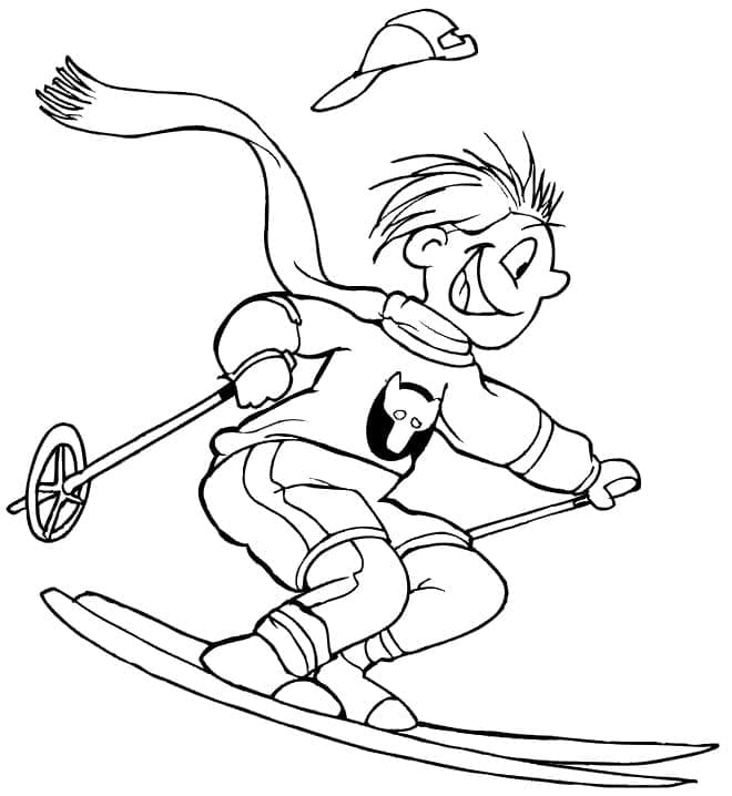 Free printable Ski coloring page #198419 from Sports collection