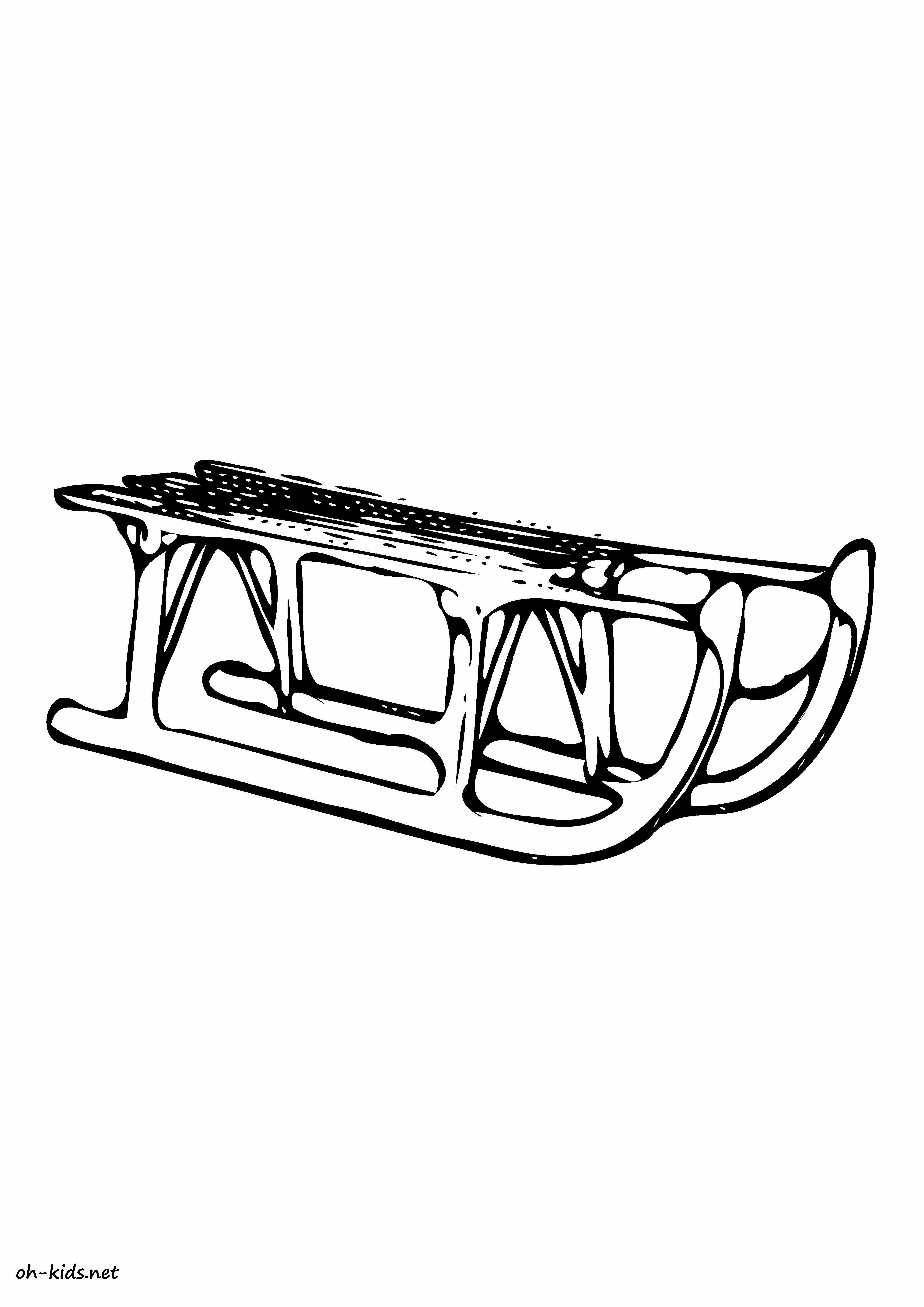 Free printable Sledding coloring page #142524 from Sports collection Free printable Sledding coloring page #142524 from Sports collection