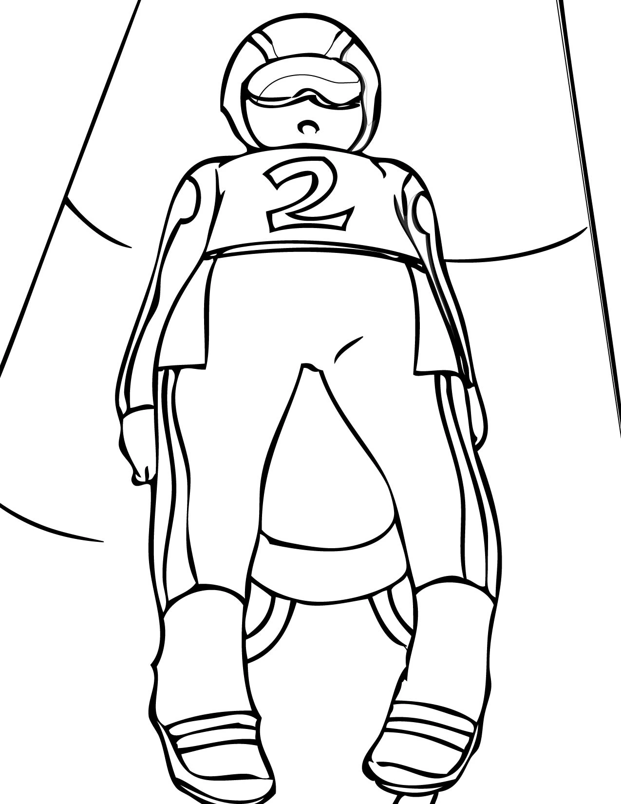 Free printable Sledding coloring page #142540 from Sports collection