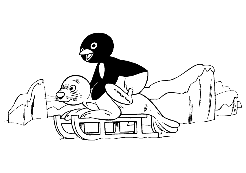 Free printable Sledding coloring page #142577 from Sports collection