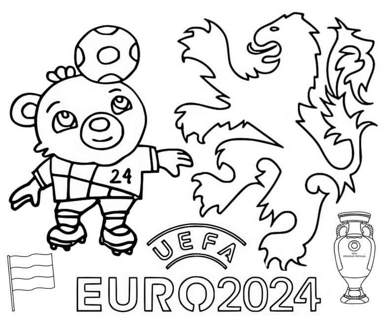 Free printable UEFA Euro Championship coloring page #213981 from Sports collection