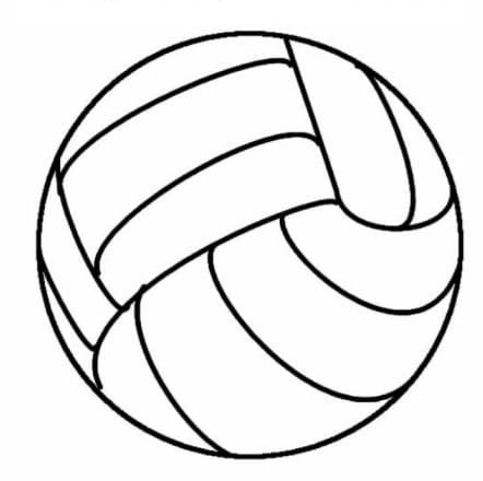 Free printable Volleyball coloring page #176997 from Sports collection