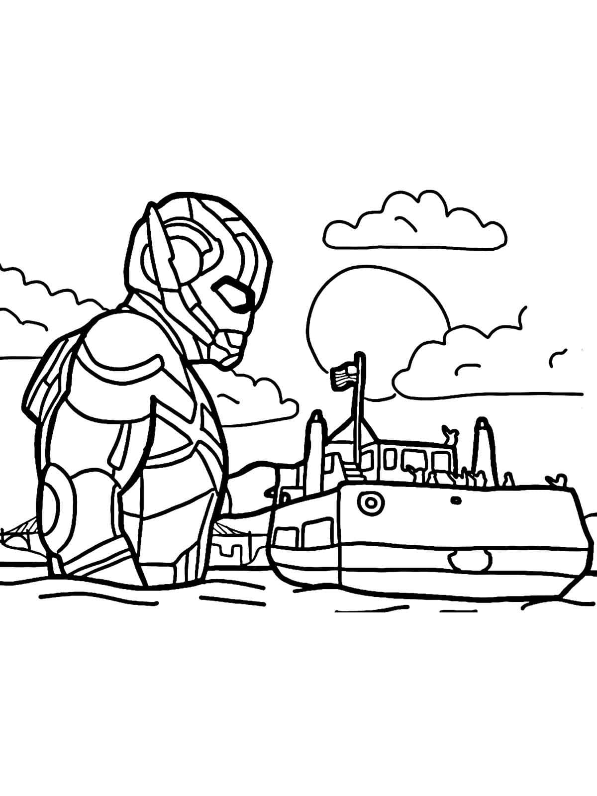 Free printable Ant-Man coloring page #206491 from Superheroes and Supervillains collection