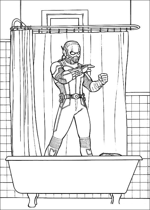 Free printable Ant-Man coloring page #206516 from Superheroes and Supervillains collection