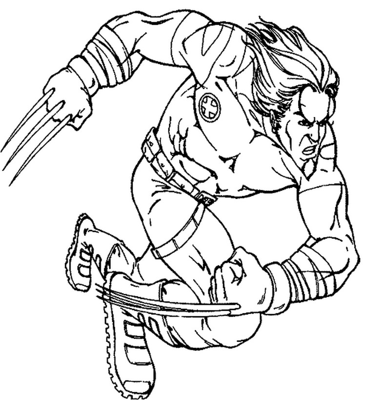 Free printable Avengers coloring page #74101 from Superheroes and Supervillains collection