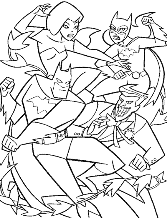Free printable Batgirl coloring page #77762 from Superheroes and Supervillains collection