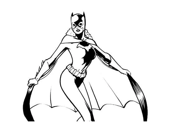 Free printable Batgirl coloring page #77909 from Superheroes and Supervillains collection