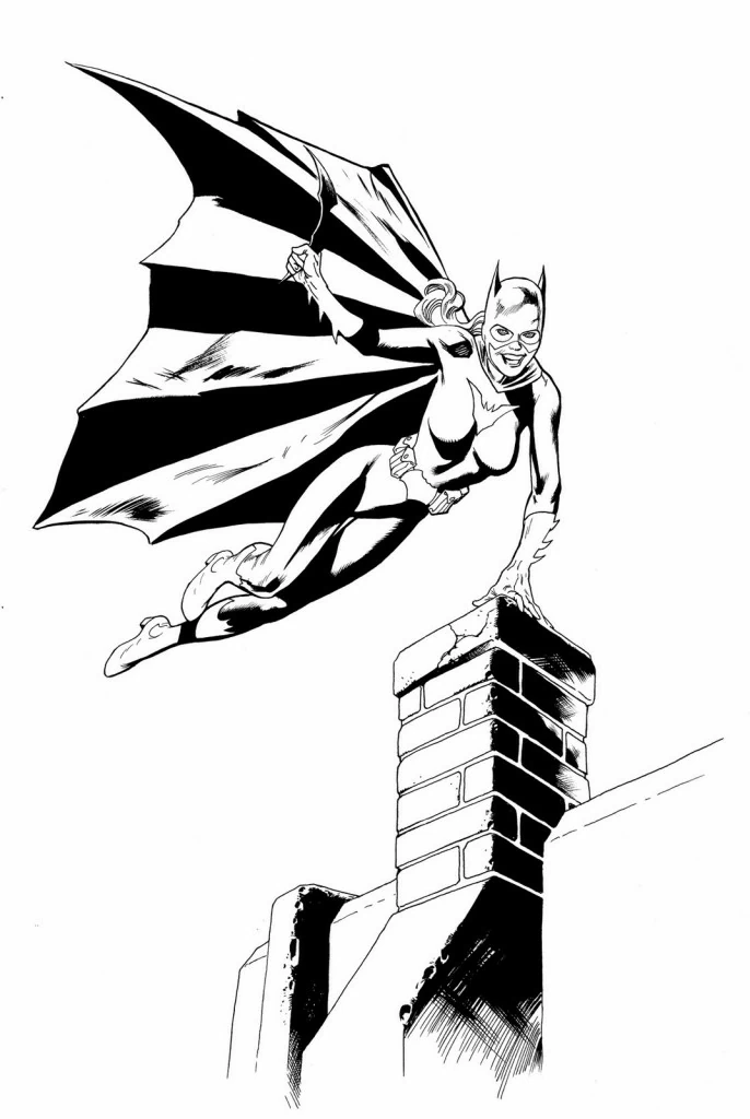 Free printable Batgirl coloring page #78015 from Superheroes and Supervillains collection