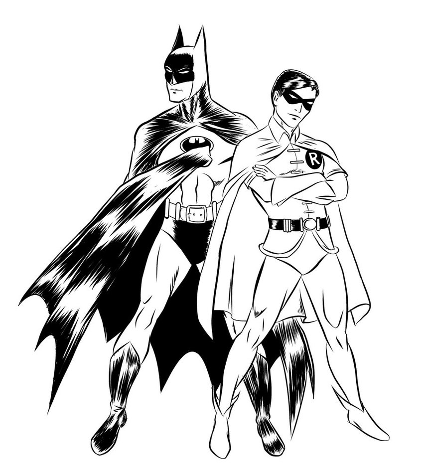 Coloring page: Batman (Superheroes and Supervillains) #76993 - Free Printable Coloring Pages
