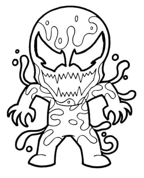 Free printable Carnage coloring page #209393 from Superheroes and Supervillains collection