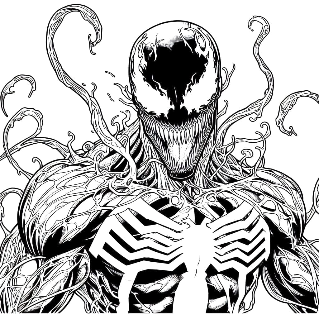 Free printable Carnage coloring page #209394 from Superheroes and Supervillains collection