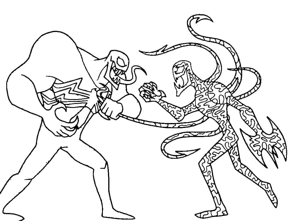 Free printable Carnage coloring page #209398 from Superheroes and Supervillains collection