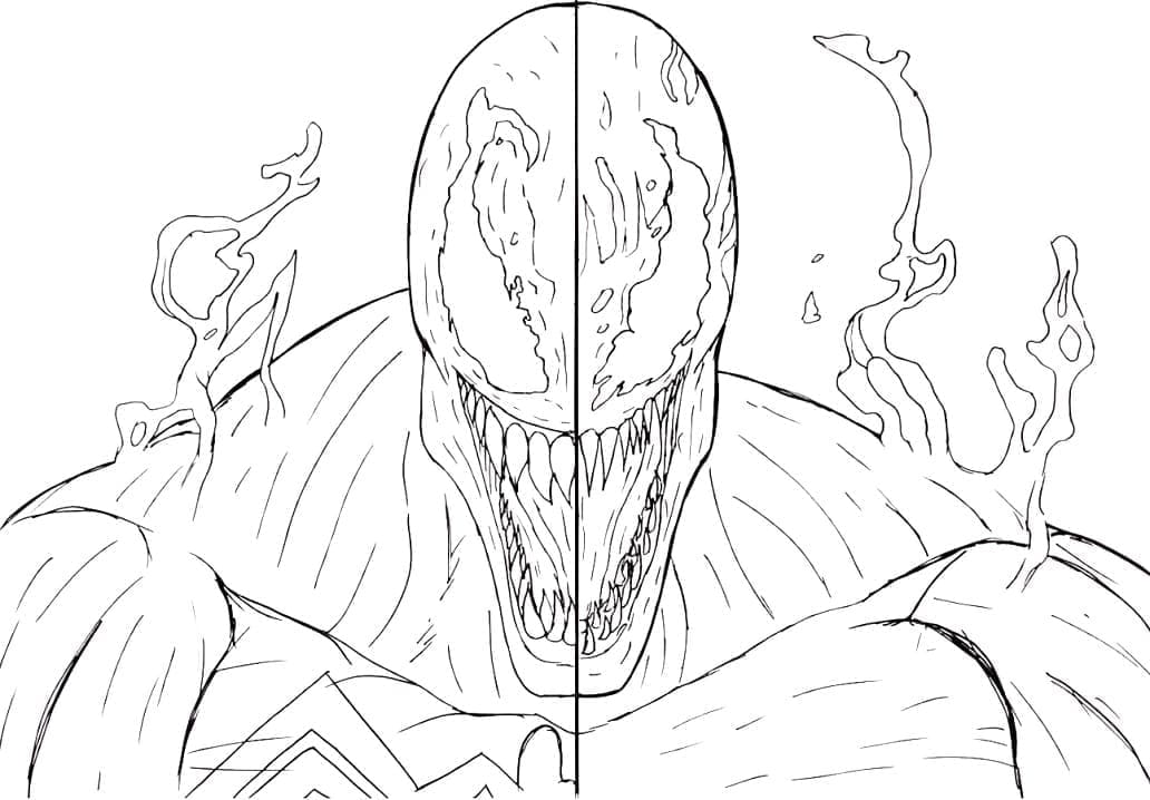 Free printable Carnage coloring page #209399 from Superheroes and Supervillains collection