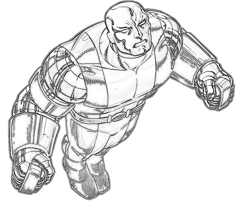 Free printable Colossus coloring page #82919 from Superheroes and Supervillains collection Free printable Colossus coloring page #82919 from Superheroes and Supervillains collection