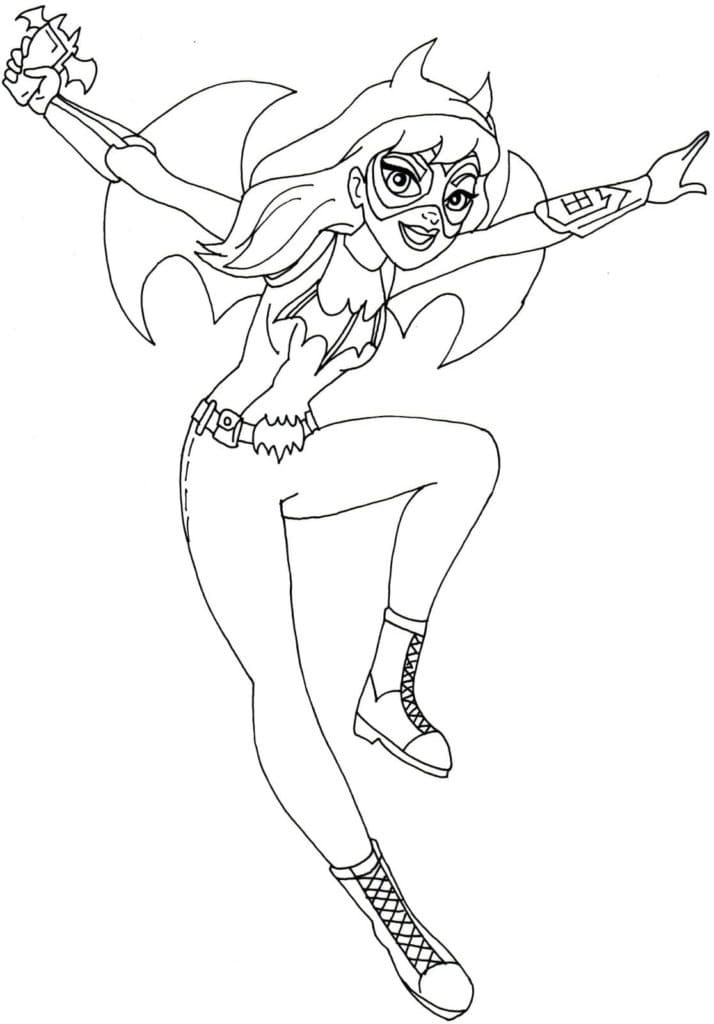 Free printable DC Super Hero Girls coloring page #199480 from Superheroes and Supervillains collection