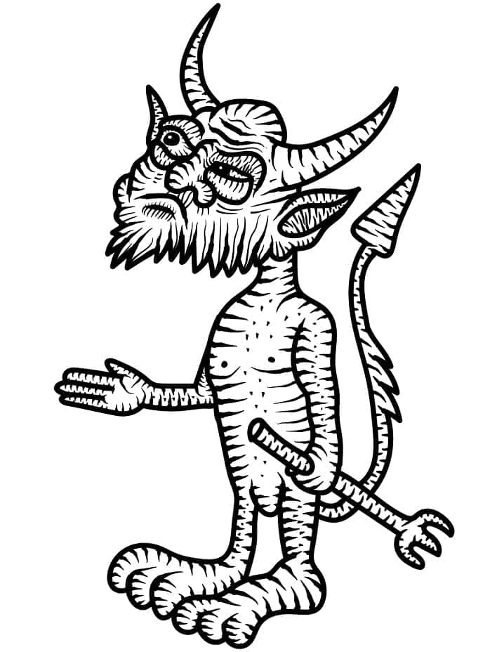 Free printable Devil coloring page #204128 from Superheroes and Supervillains collection Free printable Devil coloring page #204128 from Superheroes and Supervillains collection
