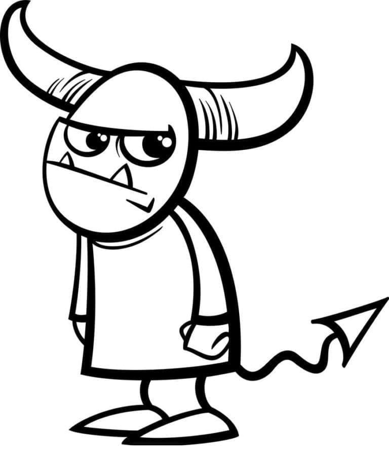 Free printable Devil coloring page #204152 from Superheroes and Supervillains collection Free printable Devil coloring page #204152 from Superheroes and Supervillains collection