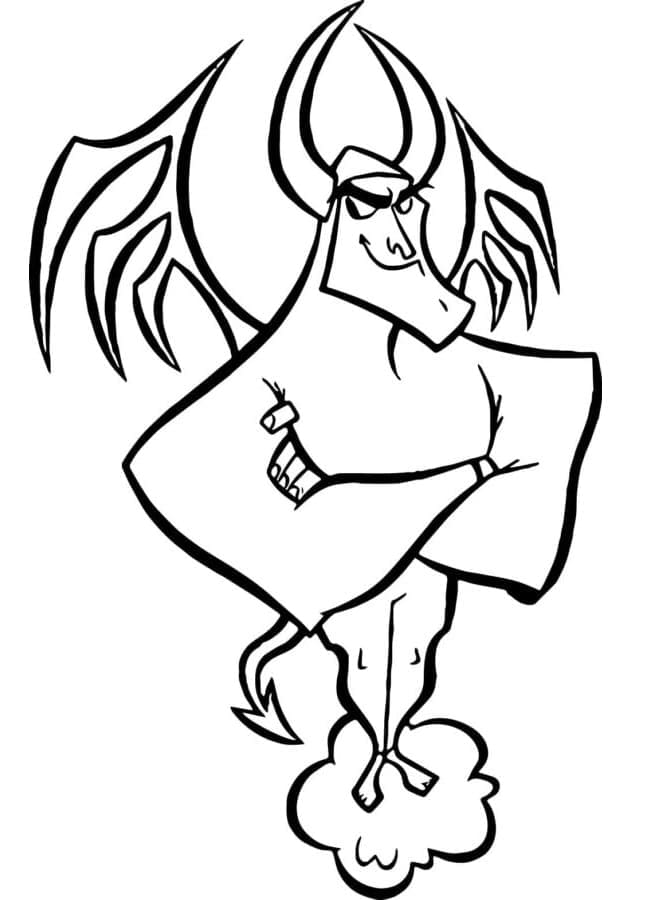 Free printable Devil coloring page #204154 from Superheroes and Supervillains collection
