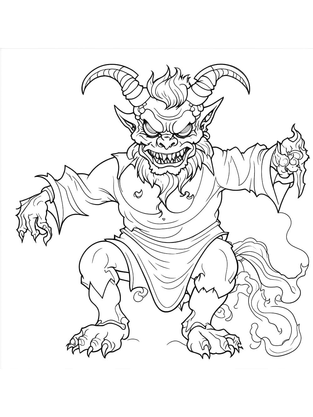 Free printable Devil coloring page #204176 from Superheroes and Supervillains collection Free printable Devil coloring page #204176 from Superheroes and Supervillains collection