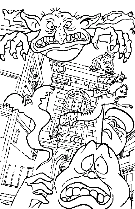 Coloring page: Ghostbusters (Superheroes and Supervillains) #134025 - Free Printable Coloring Pages