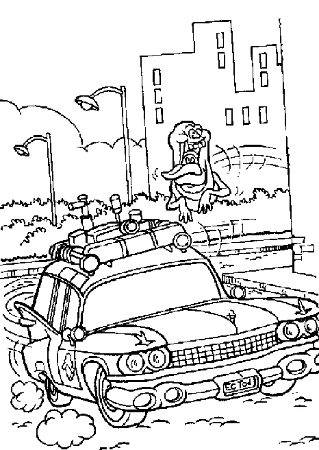 Free printable Ghostbusters coloring page #134296 from Superheroes and Supervillains collection