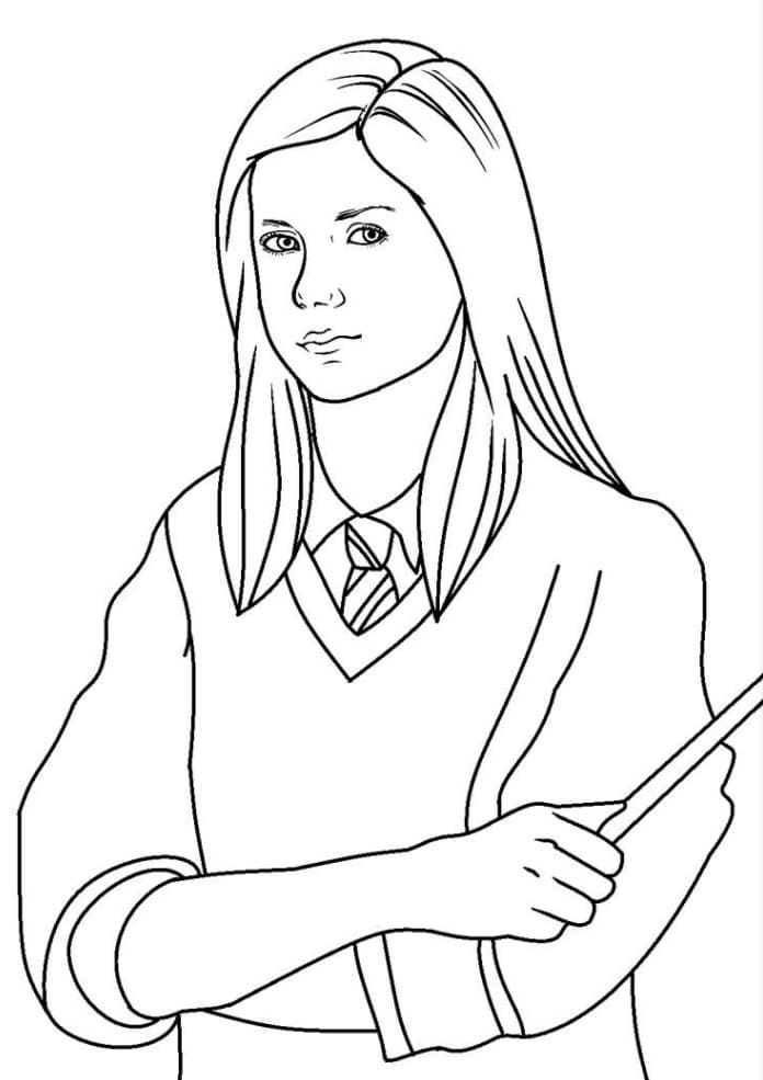 Free printable Ginny Weasley coloring page #187354 from Superheroes and Supervillains collection