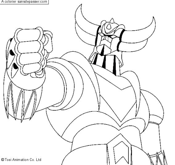 Coloring page: Grendizer (Superheroes and Supervillains) #77239 - Free Printable Coloring Pages
