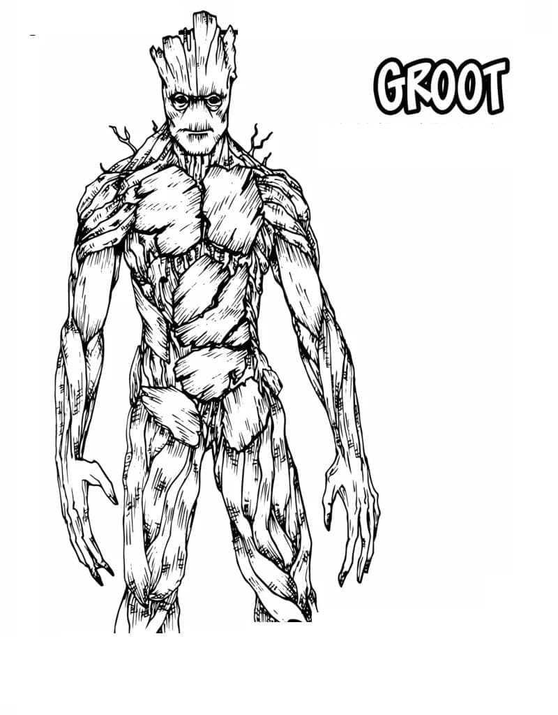 Coloring page: Guardians of the Galaxy (Superheroes and Supervillains) #211160 - Free Printable Coloring Pages