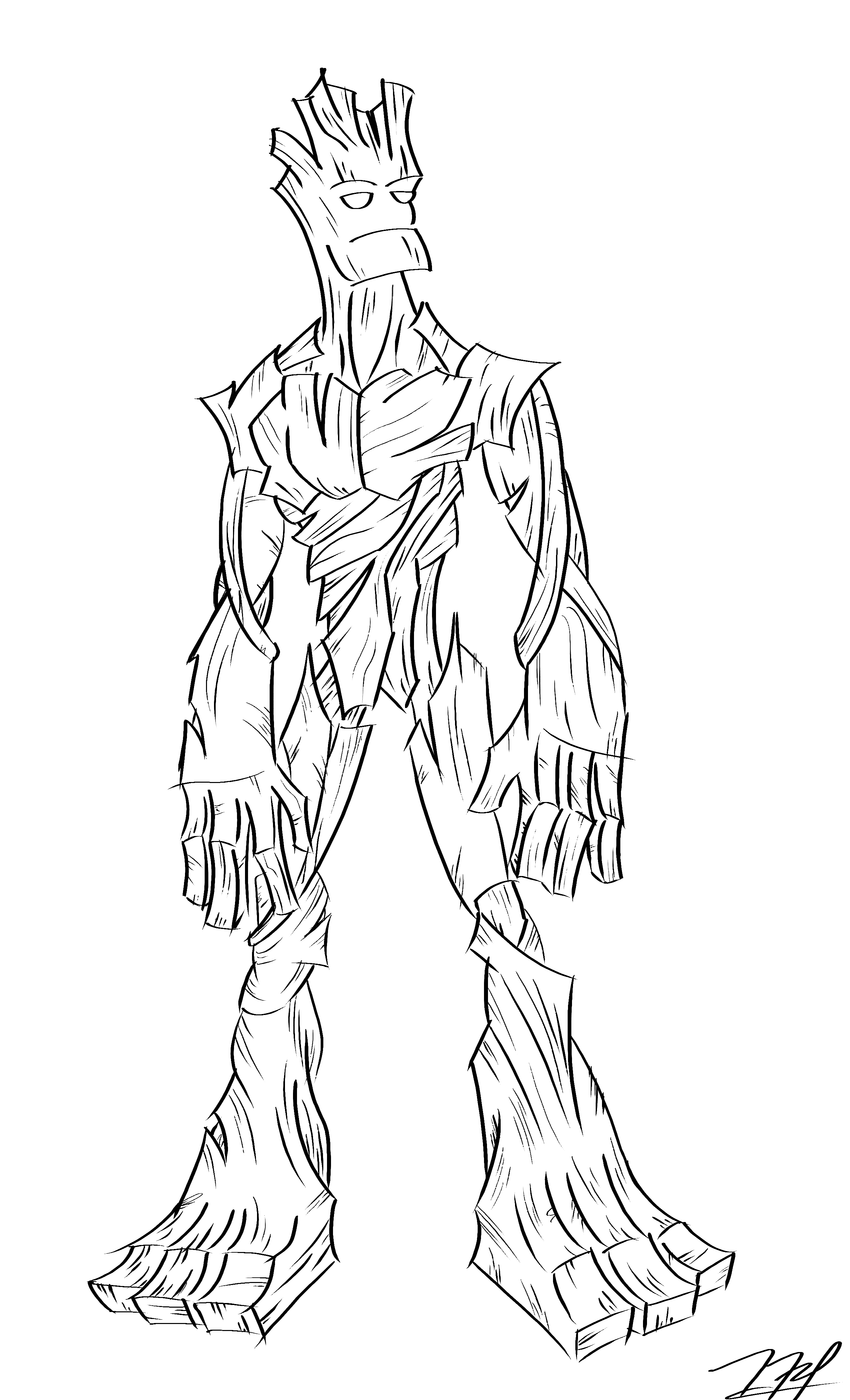 Coloring page: Guardians of the Galaxy (Superheroes and Supervillains) #82457 - Free Printable Coloring Pages