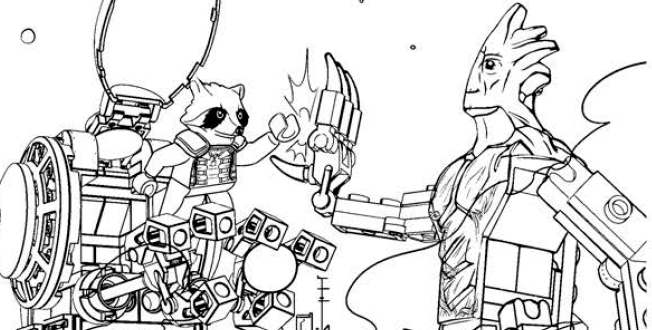 Coloring page: Guardians of the Galaxy (Superheroes and Supervillains) #82498 - Free Printable Coloring Pages
