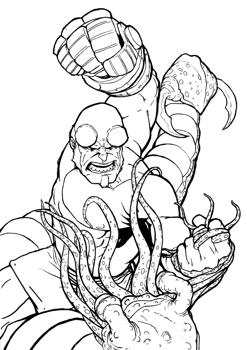 Free printable Hellboy coloring page #78489 from Superheroes and Supervillains collection Free printable Hellboy coloring page #78489 from Superheroes and Supervillains collection