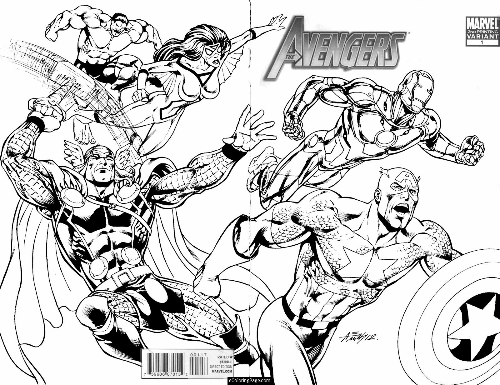 Free printable Marvel Super Heroes coloring page #79675 from Superheroes and Supervillains collection