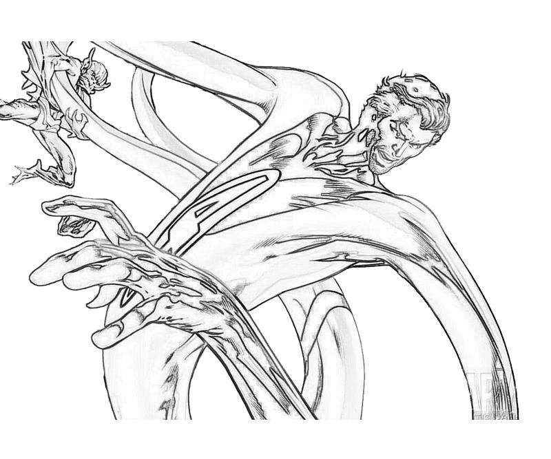 Free printable Mr. Fantastic coloring page #84781 from Superheroes and Supervillains collection