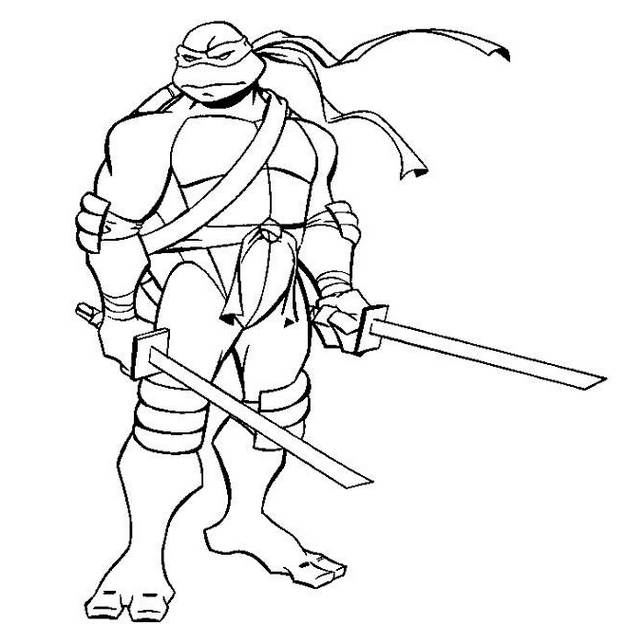 Coloring page: Ninja Turtles (Superheroes and Supervillains) #75460 - Free Printable Coloring Pages