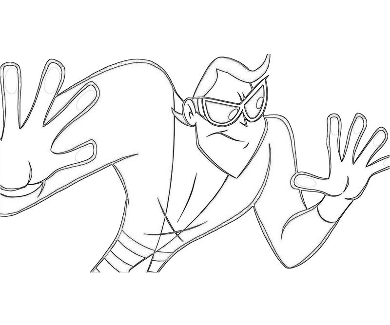 Coloring page: Plastic Man (Superheroes and Supervillains) #83429 - Free Printable Coloring Pages