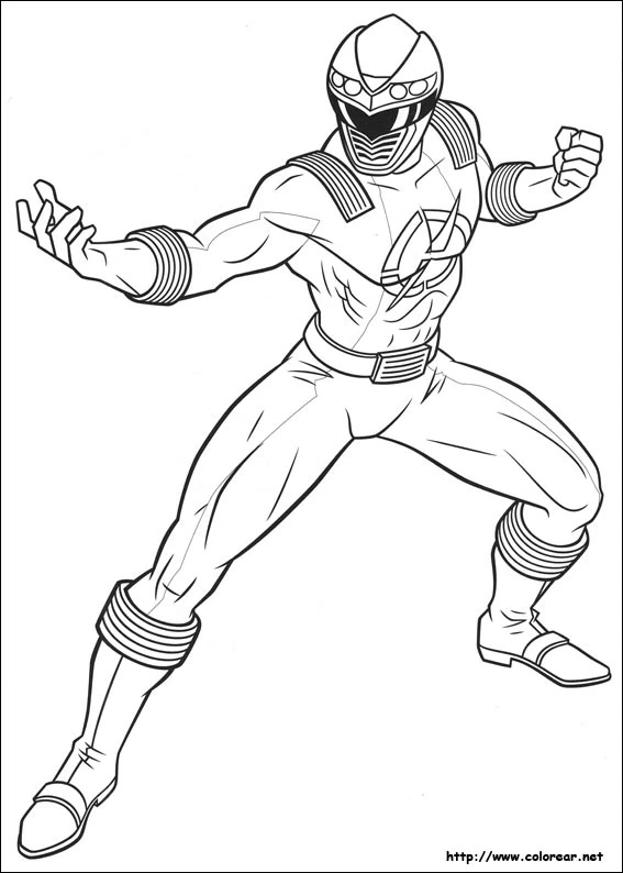 Coloring page: Power Rangers (Superheroes and Supervillains) #49981 - Free Printable Coloring Pages
