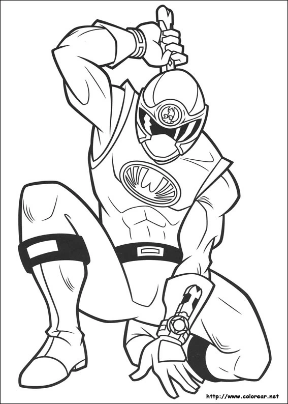 Coloring page: Power Rangers (Superheroes and Supervillains) #49993 - Free Printable Coloring Pages