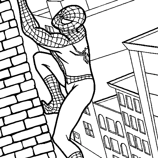 Free printable Spider-Man coloring page #78647 from Superheroes and Supervillains collection