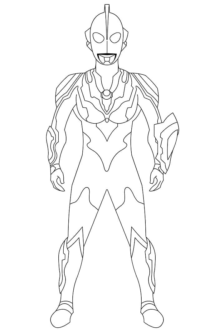 Free printable Ultraman coloring page #205686 from Superheroes and Supervillains collection