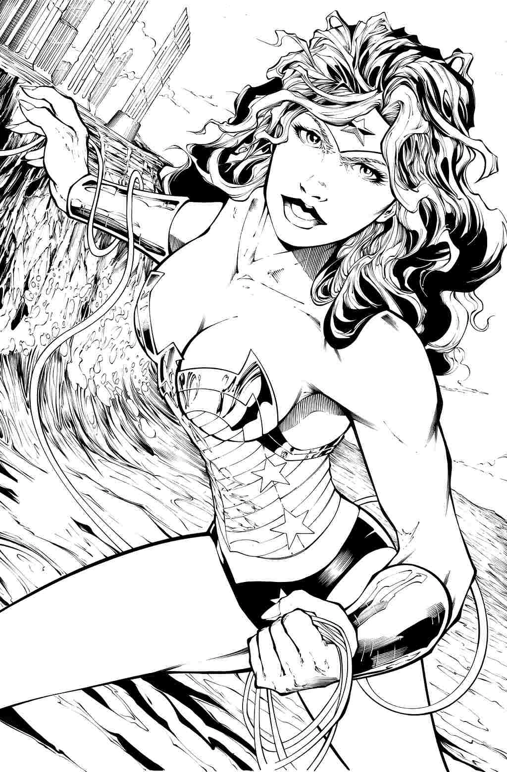 Free printable Wonder Woman coloring page #74691 from Superheroes and Supervillains collection Free printable Wonder Woman coloring page #74691 from Superheroes and Supervillains collection