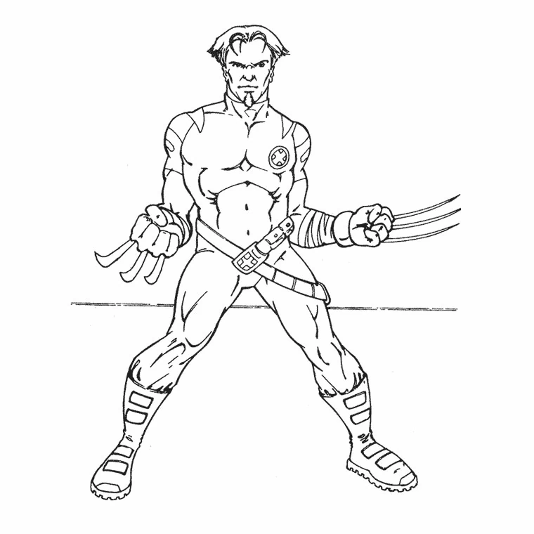 Coloring page: X-Men (Superheroes and Supervillains) #74341 - Free Printable Coloring Pages