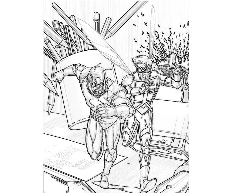 Coloring page: Ant-Man (Superheroes) #77659 - Free Printable Coloring Pages